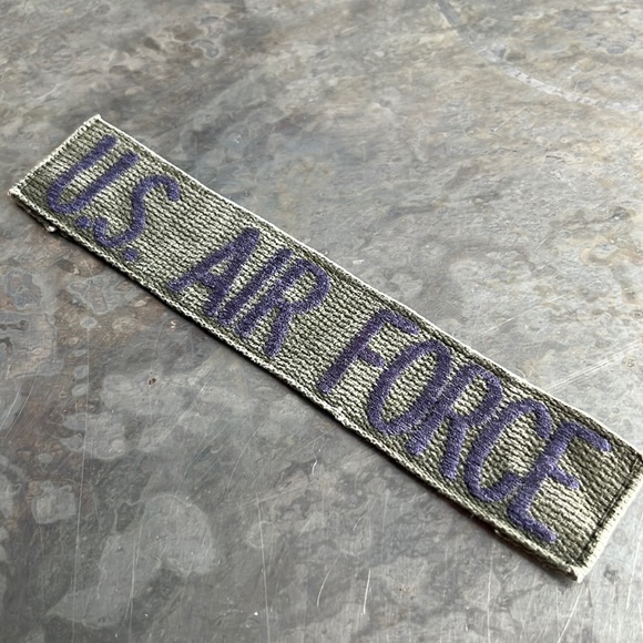 U.S. AIR FORCE embroidered tape patch - Vintage - Picture 5 of 10